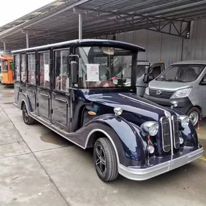 Fully Enclosed Electric Grandfather Car With Doors, 8-seater Sightseeing Car for Scenic Spots, Real Estate Projects, and Farms thumbnail-1