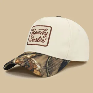 Premium Cotton Sport Caps Two Tone Available With High-Quality Embroidery Cap and Hats Wholesale thumbnail-3