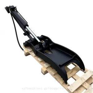 Hydraulic Control Opening and Closing Anti-slip Thumb Multi-functional Auxiliary Bucket Large Material Grabbing Attachment thumbnail-4