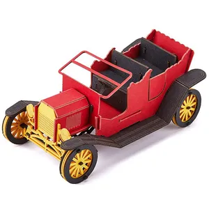 OEM 3D Paper Puzzle for Adults Mechanical Car Model Kits Brain Teaser Puzzles Vehicle Building Kits Unique Gift for Kids on Birthday thumbnail-2