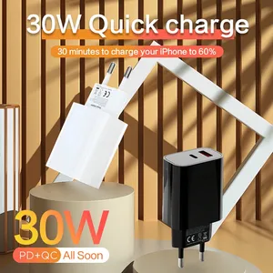 65W GaN QC3.0 Fast Charging USB-C Laptop & Phone Travel Charger Adapter thumbnail-5