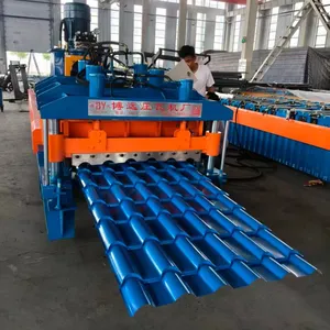 Roof Panel Glazed Tile Machine, Antique Architectural Glazed Tile Roll Forming Machine thumbnail-3