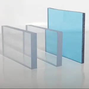 Factory Supply PC Sheet,Polycarbonate Solid Sheet，PC Solid Panel in Clear Green Bronze Color thumbnail-2
