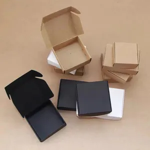 Foldable Kraft Small Paper Packaging Window Box thumbnail-1