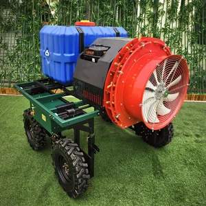 Remotely Controlled Fan Weed Sprayer Vehicle | Heavy Duty Agricultural Weed Control Machine With Airblast Technology thumbnail-2
