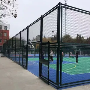Durable PVC Coated Fencing, Suitable for Protection of Sports Fields Such as Playgrounds, Basketball Courts, Tennis Courts, and Outdoor Soccer Fields. thumbnail-3