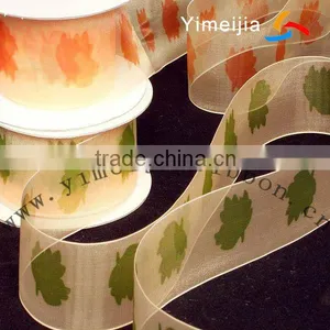 Wholesale Printing Organza Ribbon,mesh Ribbon,net Ribbons thumbnail-1