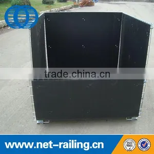 Warehouse Fold Stack Galvanized Zinc Wire Basket thumbnail-3