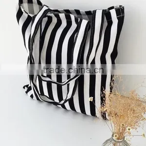Promotional 2015 New Style Fashion Canvas Reusable Shopping Bag thumbnail-4