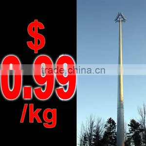 Galvanized Telescopic Antenna Mast Manufacturer,Telescopic Antenna Mast Prices thumbnail-1