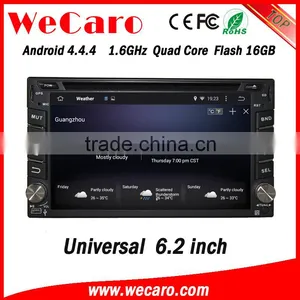 Wecaro WC-2U6400 Android 4.4.4 2 Din 6.2" Universal Car Dvd Gps Navigation System thumbnail-4