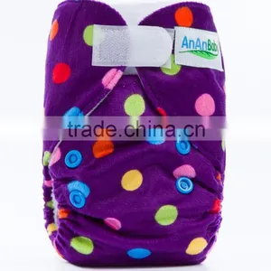 Snaps Closure Cloth Newborn Baby Diapers Machine Washable Covers thumbnail-6