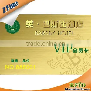 Golden Magnetic Stripe Metal Membership/busniess Card thumbnail-1
