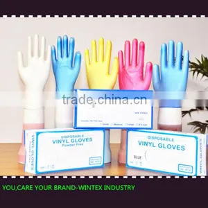AQL1.5-4.0 Powder/Powder Free Colorful Vinyl Gloves thumbnail-1