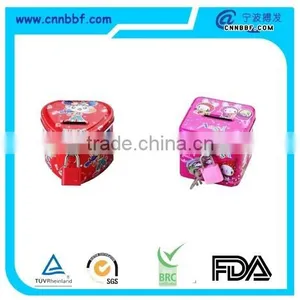 Handle Metal Tin Can Tin Case Irregular Mini Gift Tin Box for Coins thumbnail-1