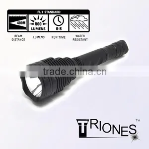 (120001) Top Quality Aluminum Alloy Powerful Rechargeable Led Torch Light thumbnail-1