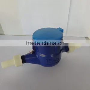 Blue Plastic Water Meter With Accessories DN15 for Cold Water Meter thumbnail-1