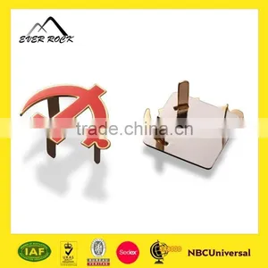 High Quality Custom Metal Plate Snapback Hat thumbnail-1