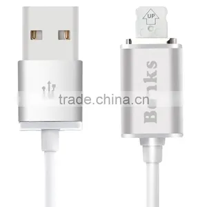 BENKS Original Msgnetic Cable for Iphone5/6/6s/6s Plus 1m LED Metal TPE Charging Cable for Iphone6/6s/6 Plus thumbnail-4