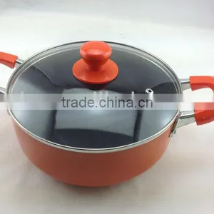 Top Quality Mini Non-stick Ceramic Sauce Pots With Lid Cooking Pot Casserole thumbnail-3