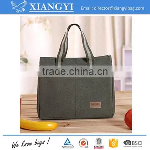 High Quality Canvas Aluminum Foil Lunch Outdoor Insulated Large Picnic Cooler Totes Supplier's Choice thumbnail-1