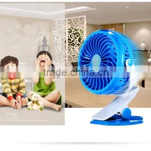 2016 Hot Sale DC 5V ABS Material Portable Clip USB Mini Fan thumbnail-5