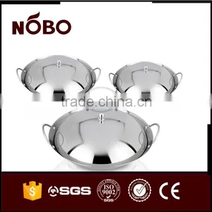 High Quality Chinese Wok With Stainless Steel Lid thumbnail-2