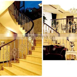 The Stair Rail Accessories With Aluminum Iron Balcony Railings Design for Stairs Outside thumbnail-4