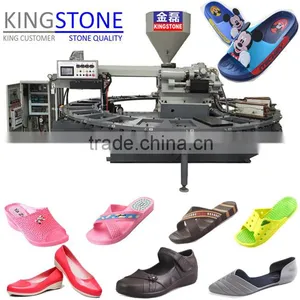 Full Automatic Rotary Type Injection Moulding Machine for Plastic PVC Shoe Making Machine thumbnail-1