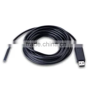 Mini USB Waterproof 5.5mm Inspection Camera With 5m Cable 6 LEDs Lights Endoscope thumbnail-3