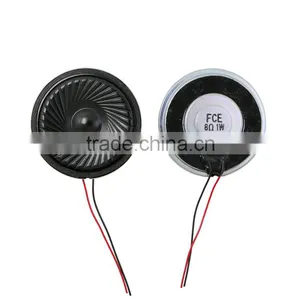 50mm 8ohm 1w Waterproof Mylar Speaker thumbnail-1