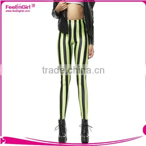 Large Stock Printed Ladies Tights Leggings For Women Stripe thumbnail-6