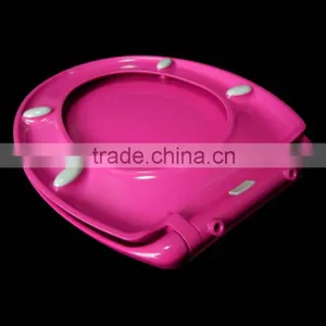 Custom Glitter Family Colored Round Soft Urea Toilet Seat thumbnail-6