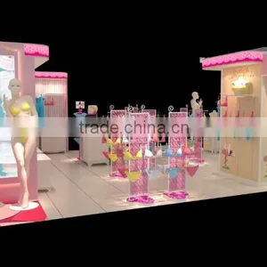 Clothing Store Display Furniture Garment Showcase Brand Underwear Shop Kiosk Display Showcase Design thumbnail-2