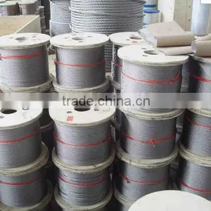 Electrical Steel Cable Wire Stainless Steel Wire Rope SS Steel Cable 1x19,6x36,7x19,1x37,7x37 thumbnail-1