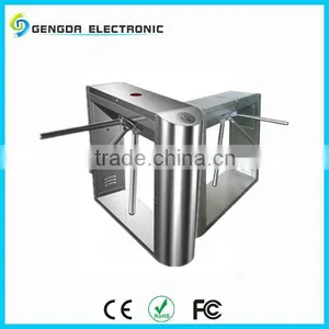 304 Stainless Steel Iron Gate Designs for Supermarket 2mm Thick Shell RS485 Communication Tripod Barrier thumbnail-1