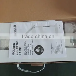 Touch Desk Light Led Table Lamp With Alarm Clock Calendar Display thumbnail-5