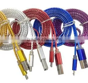 NOODLE FISH NET USB BRAIDED CABLE FOR ANDROID thumbnail-2
