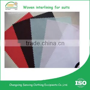 Colorful Woven Fusible Interlining Fabric 30D thumbnail-3