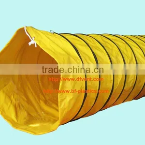 1000mm Semi Rigid PVC Flexible Duct Air Duct Mining Duct thumbnail-3