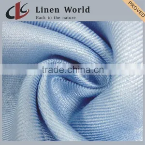4.5S High Quality Plain Dyed Linen Viscose Blend Fabric thumbnail-1