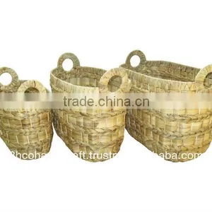 2015 New Product Oval Water Hyacinth Basket for Home Decoration and Futniture thumbnail-1