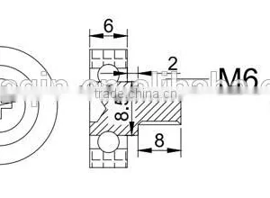 China Hot Sale Dr19 Drawer Slides Roller 19mm Bearing Quality Choice thumbnail-6