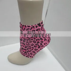 Pink Leopard Sock Heel / Elbow Socks / Printed Heel Socks thumbnail-1