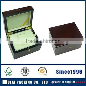 Selected Wooden Watch Box With Button Lock thumbnail-1