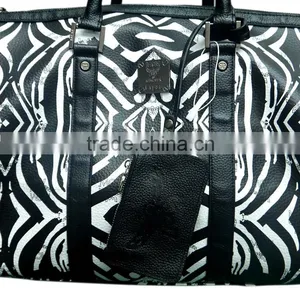 Online Shop China Luggage PU Leather Travel Bag Zebra Travel Bag thumbnail-4