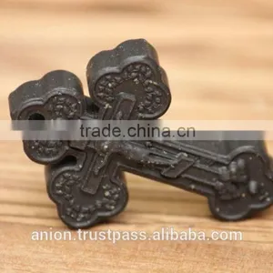 Holy Land Greek & Russian Orthodox Jerusalem Soil Crucifix thumbnail-2