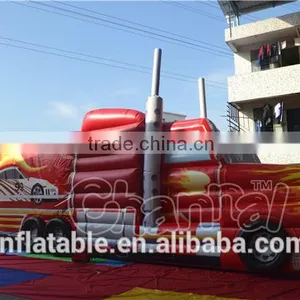Commercial Inflatable Bouncer Car, Inflatable Combo Car,sale Cheap Bouncy Castle thumbnail-1