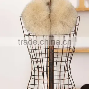 White Women Fox Fur Collar for Coat Popular in 2015 thumbnail-6