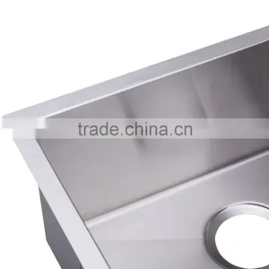CUPC Handmade Stainless Steel Kitchen Sink Single Bowl Under Mount 16 Gauge thumbnail-4